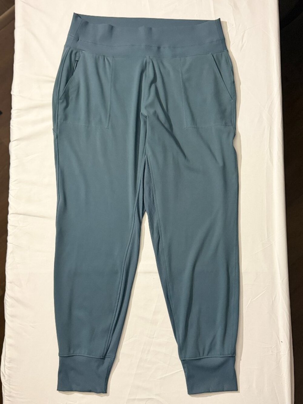 Athleta Venice High Rise Jogger Pants XL Tall Blue Gray Stretch Travel